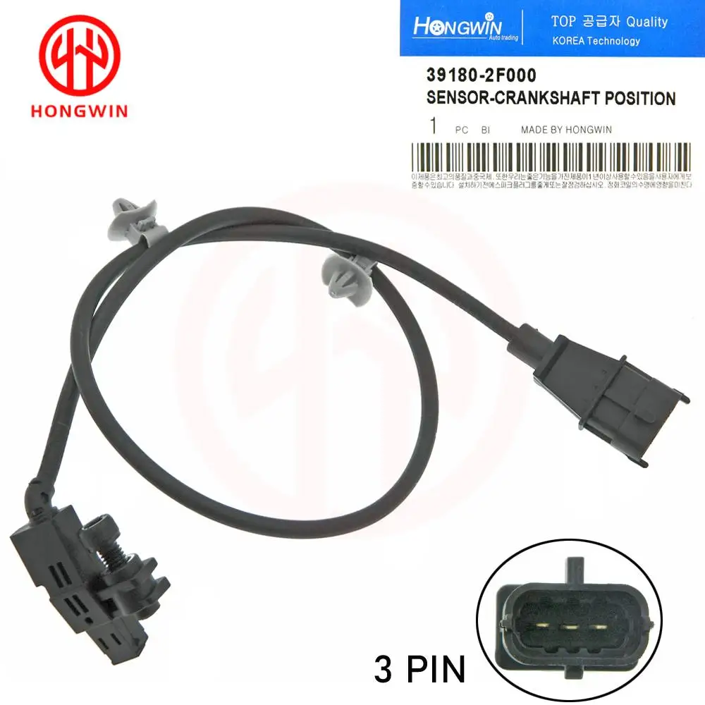 39180-2F000 Sensor posición cigüeñal Hyundai ix35 y Kia Sorento
