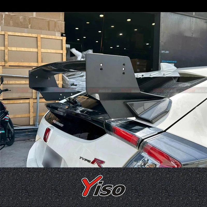 Alerón trasero ABS efecto carbono Honda Civic Type R FK8 2016-2021