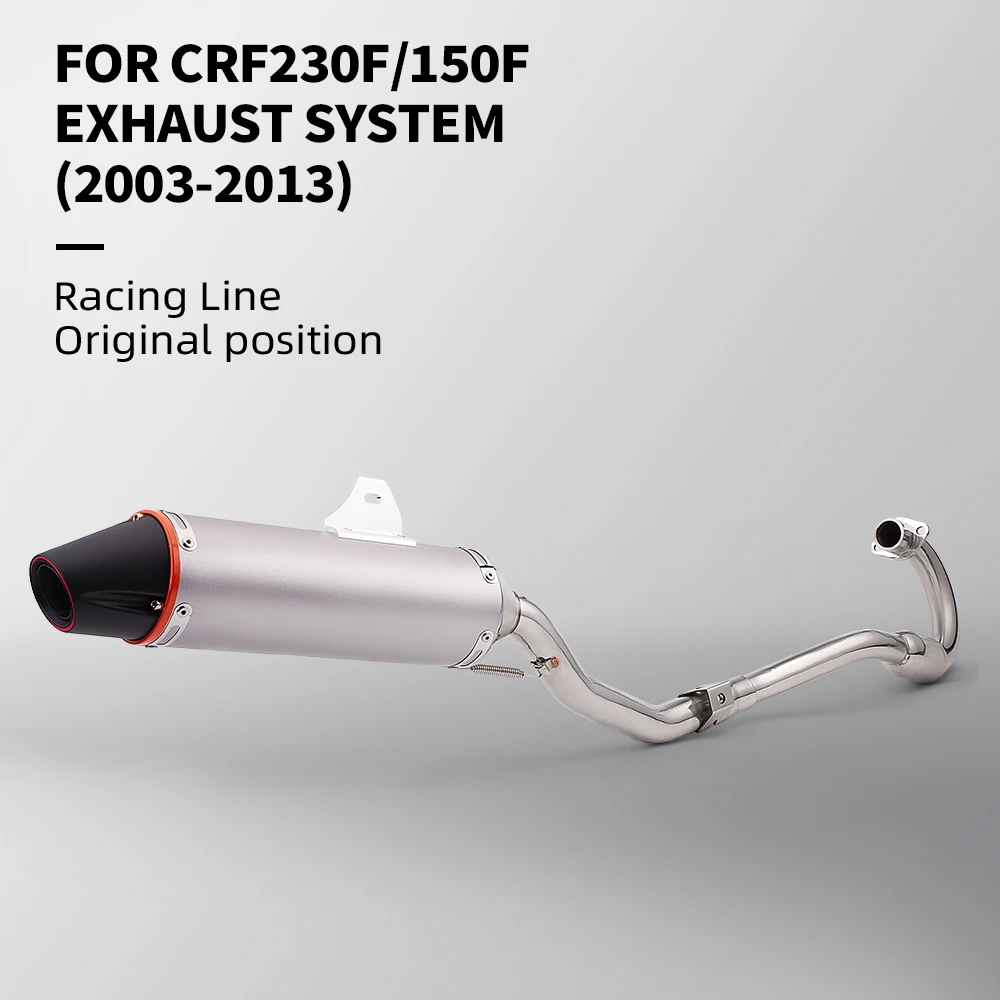 Sistema de escape completo Honda CRF230F con silenciador