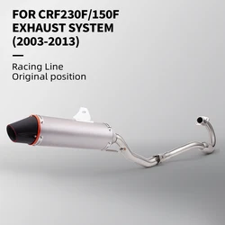 Escape completo Honda CRF230F con silenciador y colector
