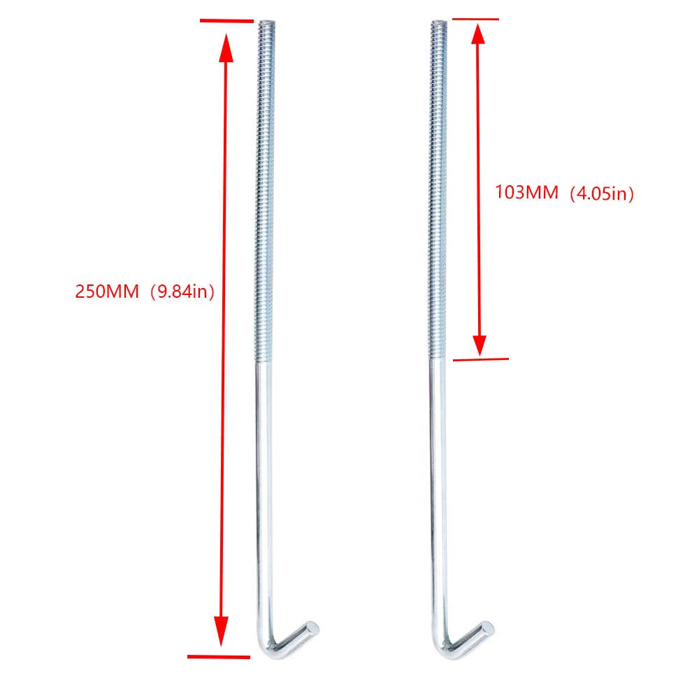 Batería Universal de aluminio de 218mm / 190mm, soporte de montaje de amarre de batería automática, barra de soporte para Honda Civic EK EG - imagen 3