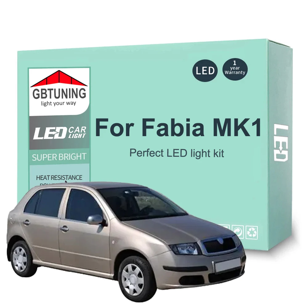Kit de bombillas LED para interior Canbus – Skoda Fabia I 6Y