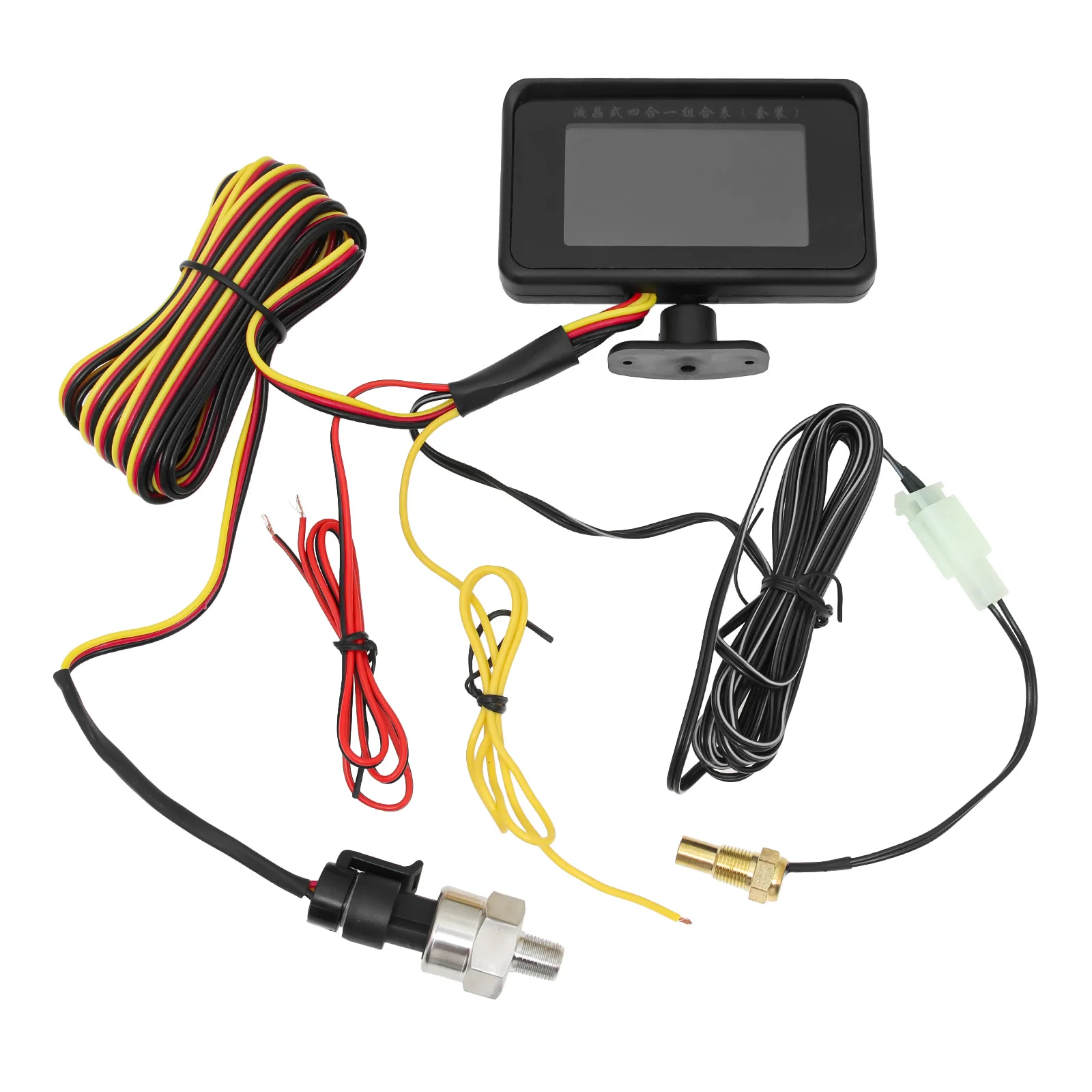 Medidor presión aceite 4 en 1: temperatura, combustible, voltaje – 12V/24V - imagen 5