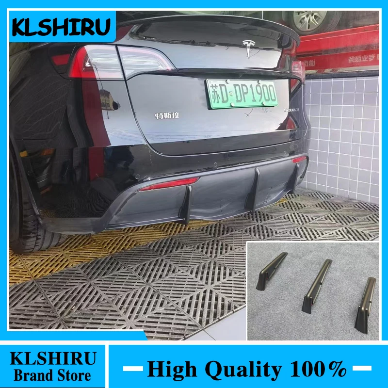 Difusor trasero labio negro – Tesla Model Y 2018-2022