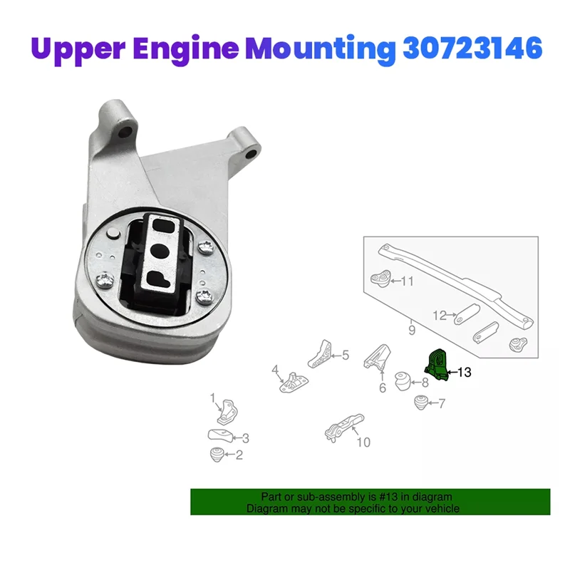 Soporte de motor y caja de cambios 30723146 para Volvo XC90 V8 - imagen 3