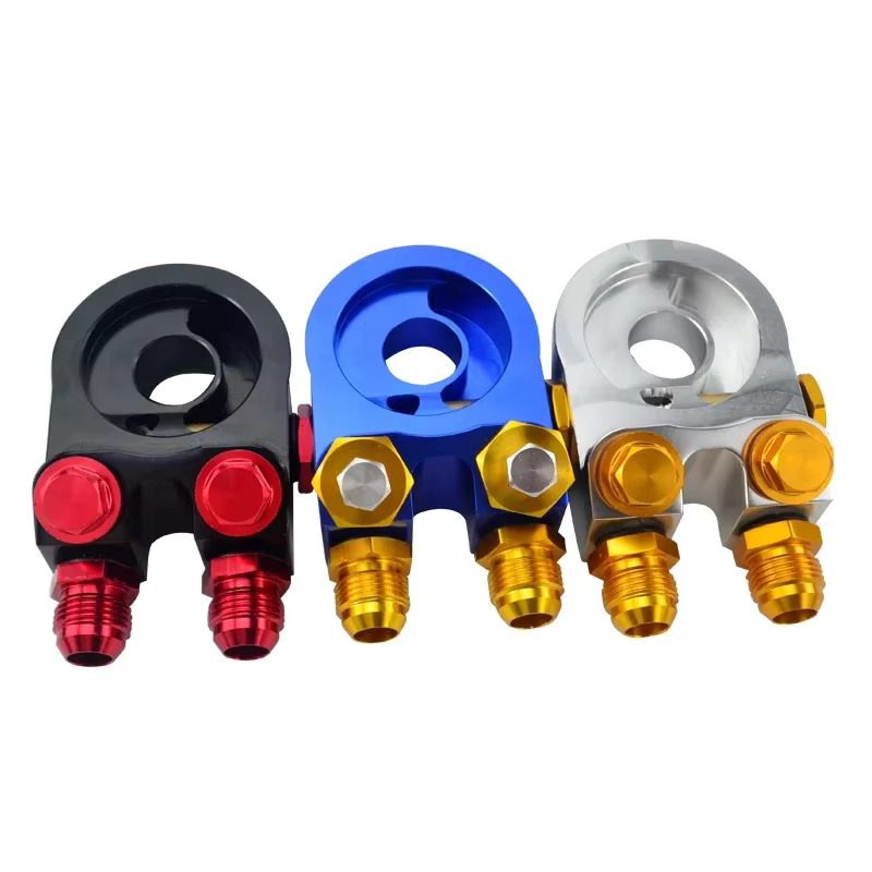 Adaptador sándwich para filtro de aceite AN10 con termostato - imagen 3