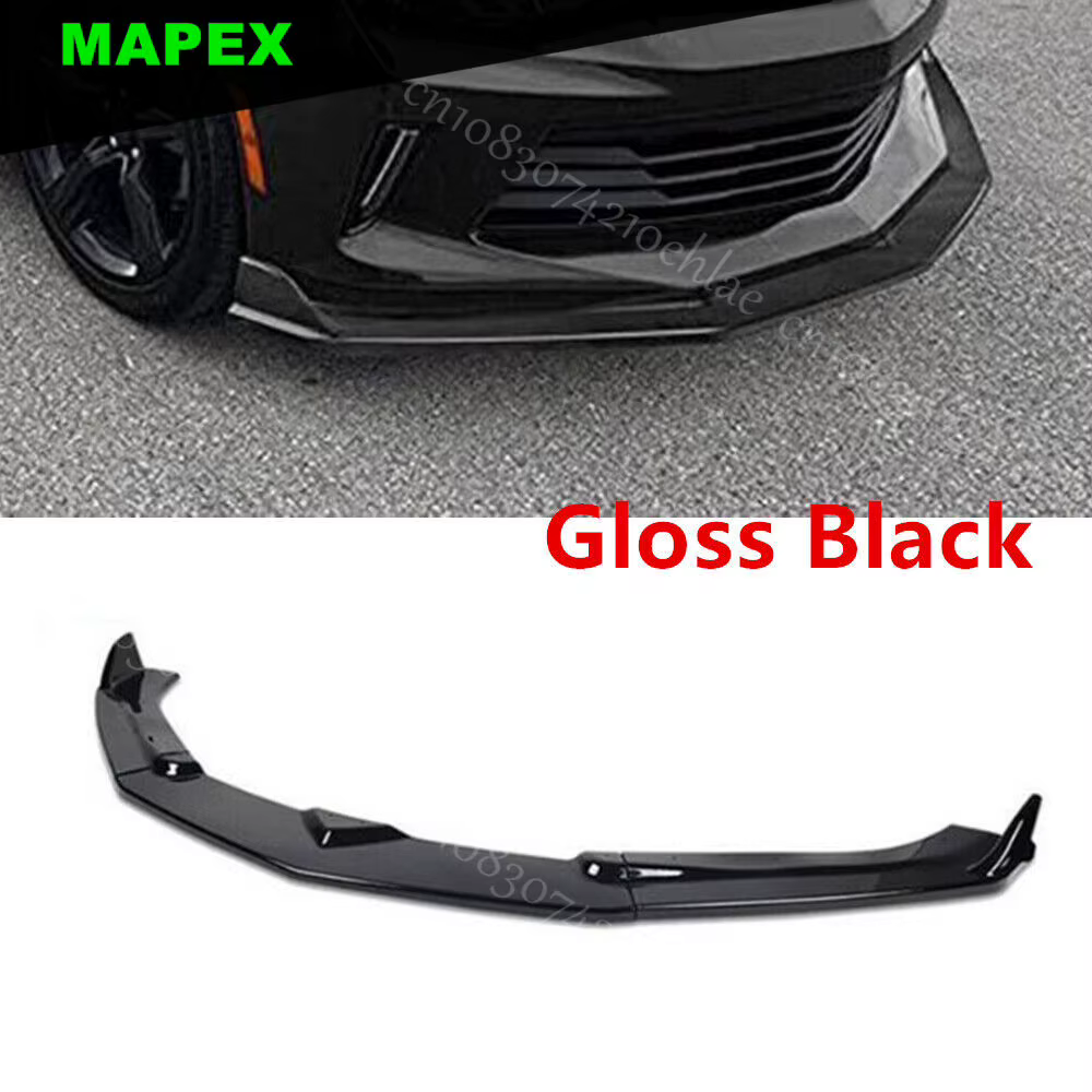 Labio delantero ZL1 negro brillante para Chevrolet Camaro 2016-2018 - imagen 2