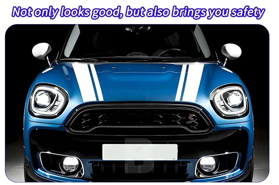 Faros delanteros instalados en Mini Countryman