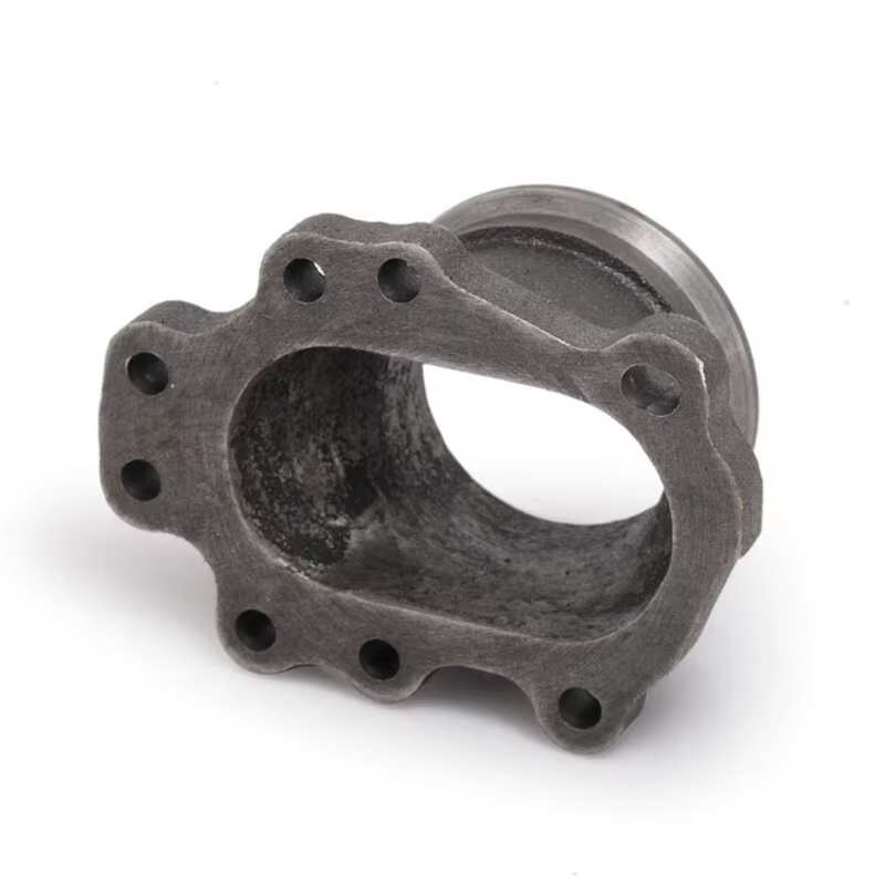 Detalle del adaptador de brida para descarga de turbocompresor