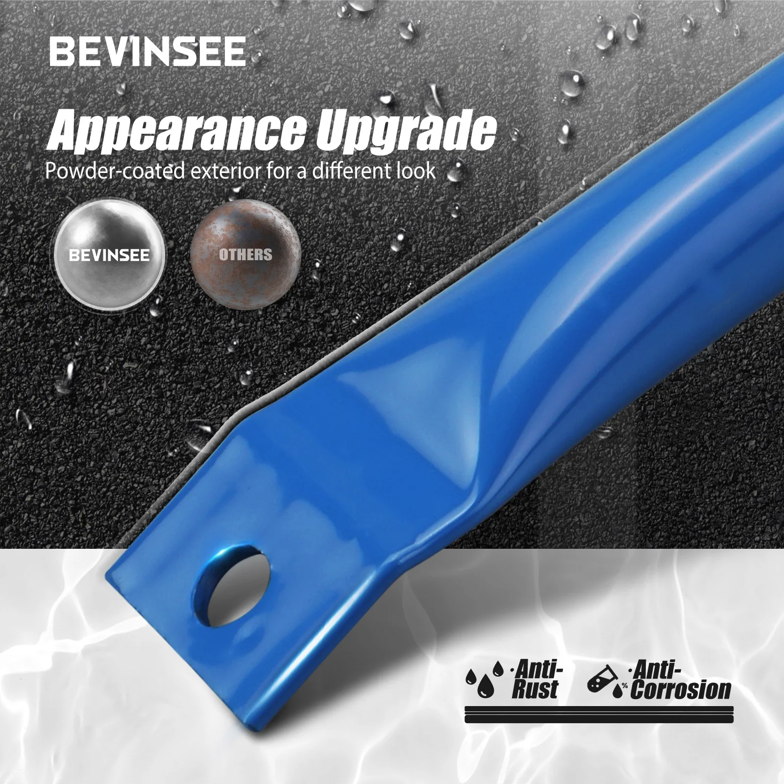 BEVINSEE Soportes de riñón delanteros BMW Serie 3 E90-E93 325i 335i - imagen 3