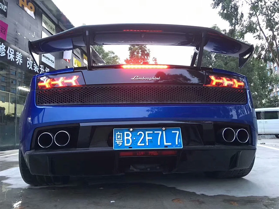 Alerón trasero de carbono GT para Lamborghini Gallardo