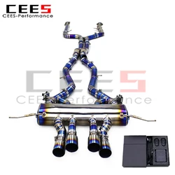 Cees Escape Catback con válvula para BMW M3/M4 G80/G82 3.0T 2019-2025