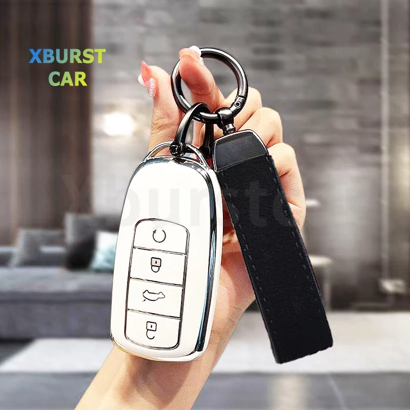 Funda TPU protectora de llave para Chery Tiggo 4, 5X, 7 Pro y 8