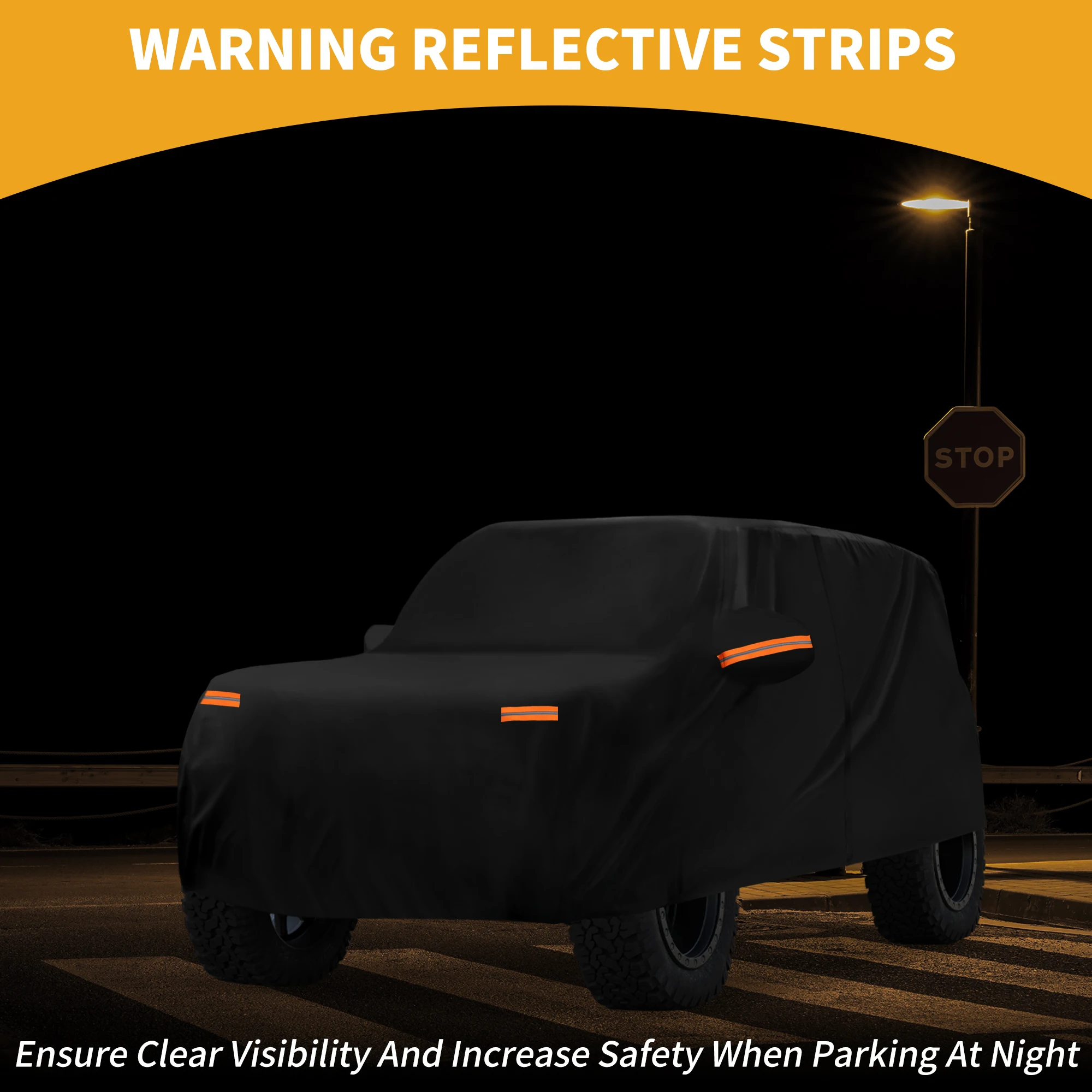Funda impermeable UXCELL para Lexus GX 190T-PU con reflectantes - imagen 3