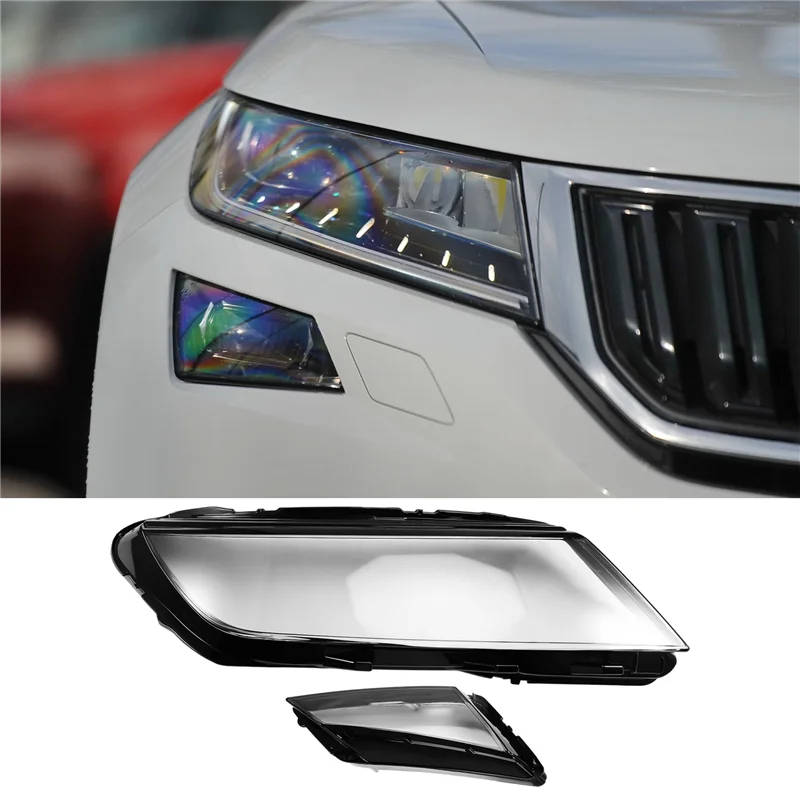 Carcasa de faro delantero con lente de cristal Skoda Kodiaq 2017-2021 - imagen 5