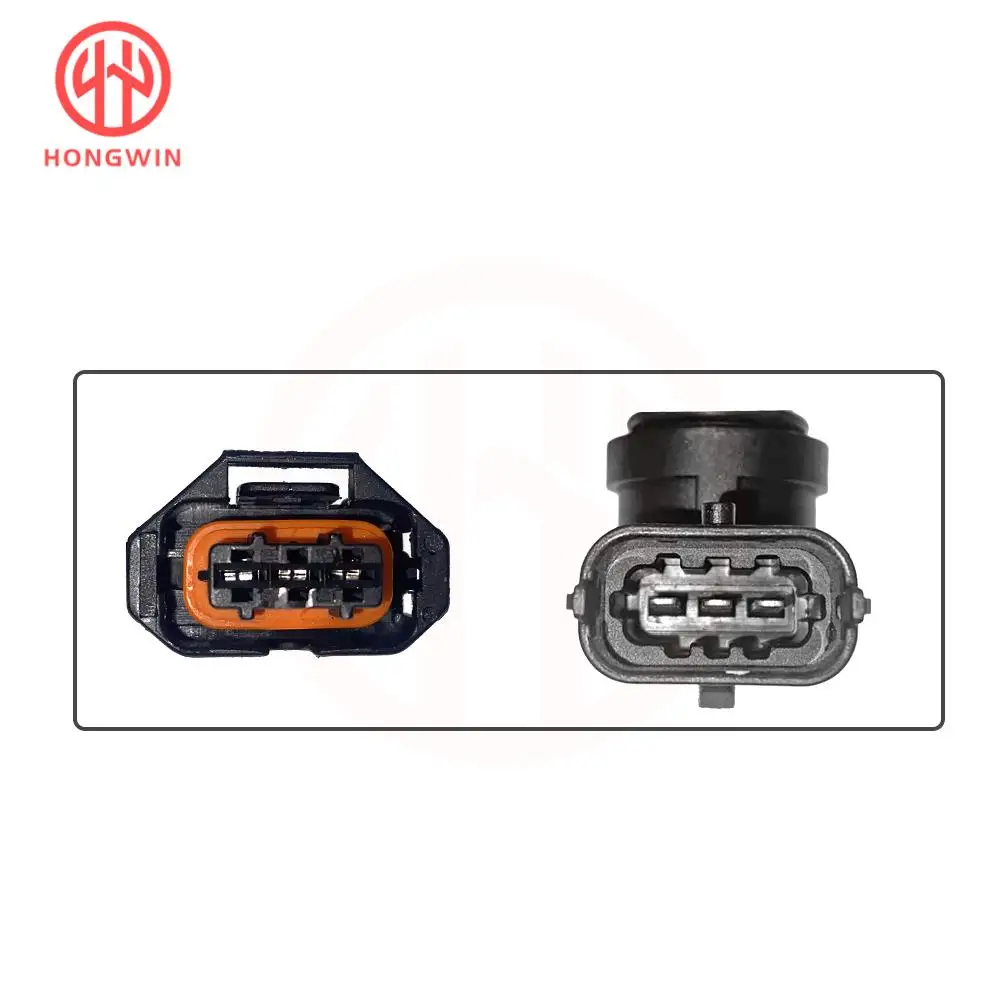 Sensor de posición del árbol de levas, vista lateral y conector