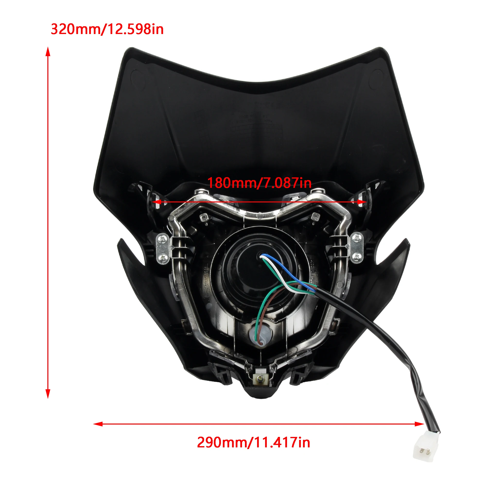 Faro halógeno Honda CRF150L - Compatible CRF 150R 250 450 - imagen 5