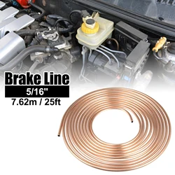 Tubo de línea de freno UXCELL en bobina de cobre 3/8" 5/16"