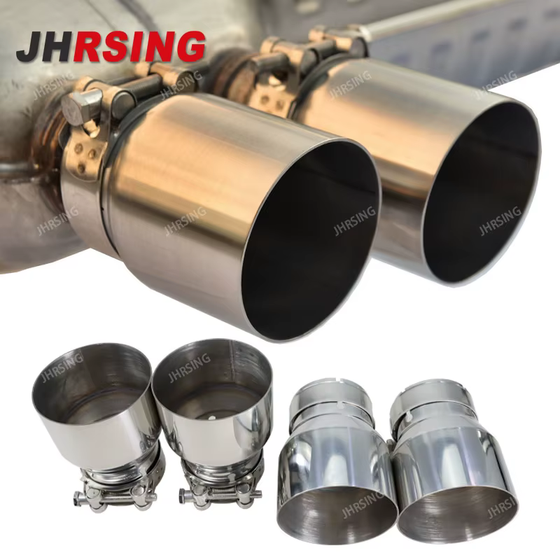 4 piezas de puntas de escape de acero inoxidable aptas para BMW F87 M2 F80 M3 F82 F83 M4 punta de silenciador directo modificación de piezas de tubería de extremo automático - imagen 4