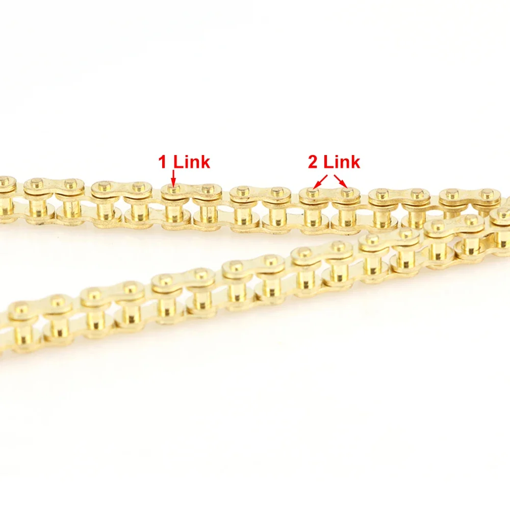 Cadena 25H con eslabón de unión para minimoto y quad 47/49 cc 2T - imagen 2
