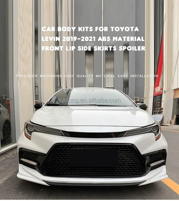Kit de carrocería ABS instalado en Toyota Levin