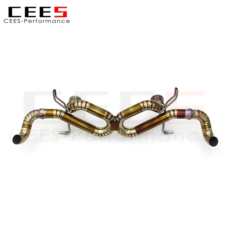 Escape CEES para Audi R8 V10 5.2 2020-2023 catback tubo recto - imagen 2