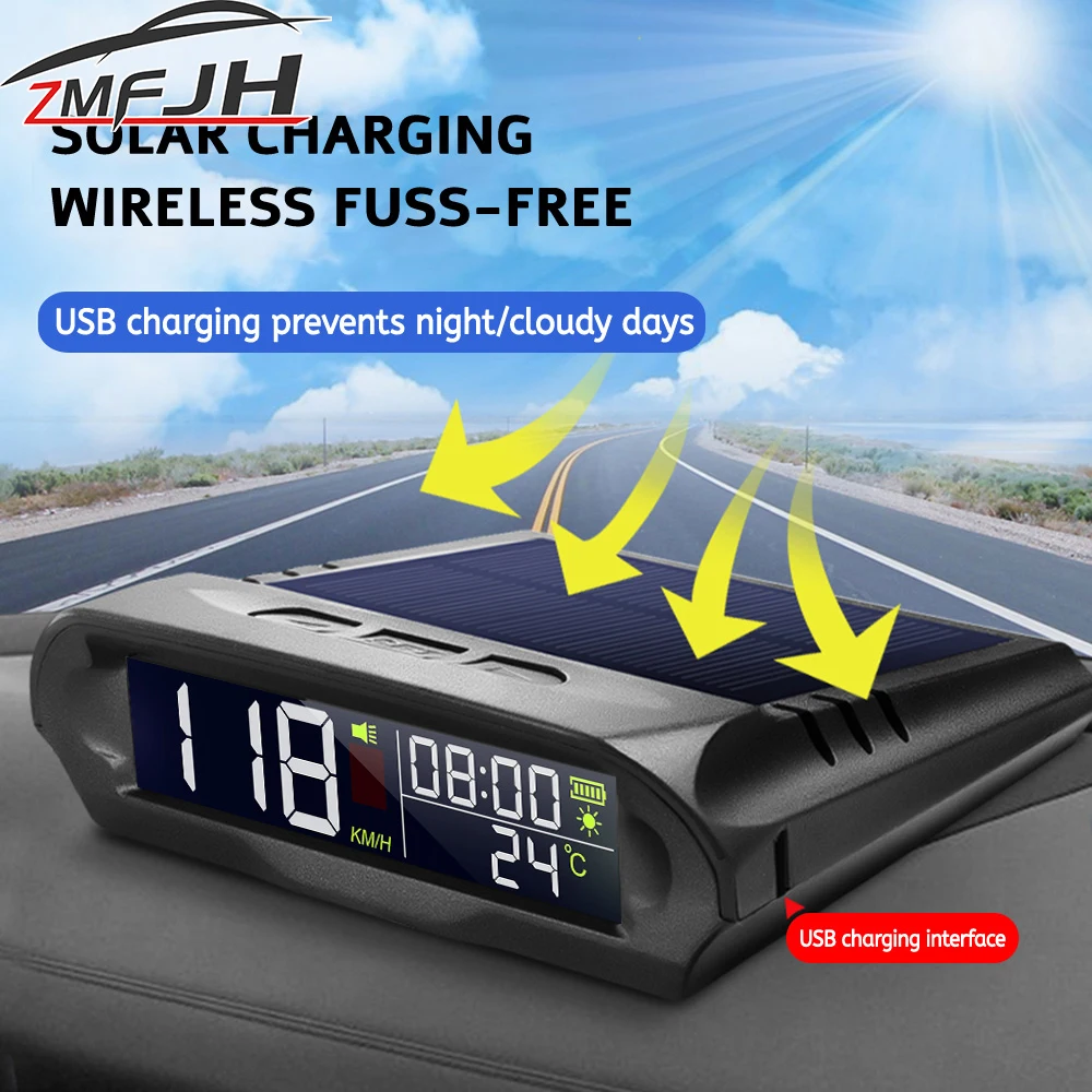 Velocímetro GPS X98 con pantalla solar y alarma de velocidad
