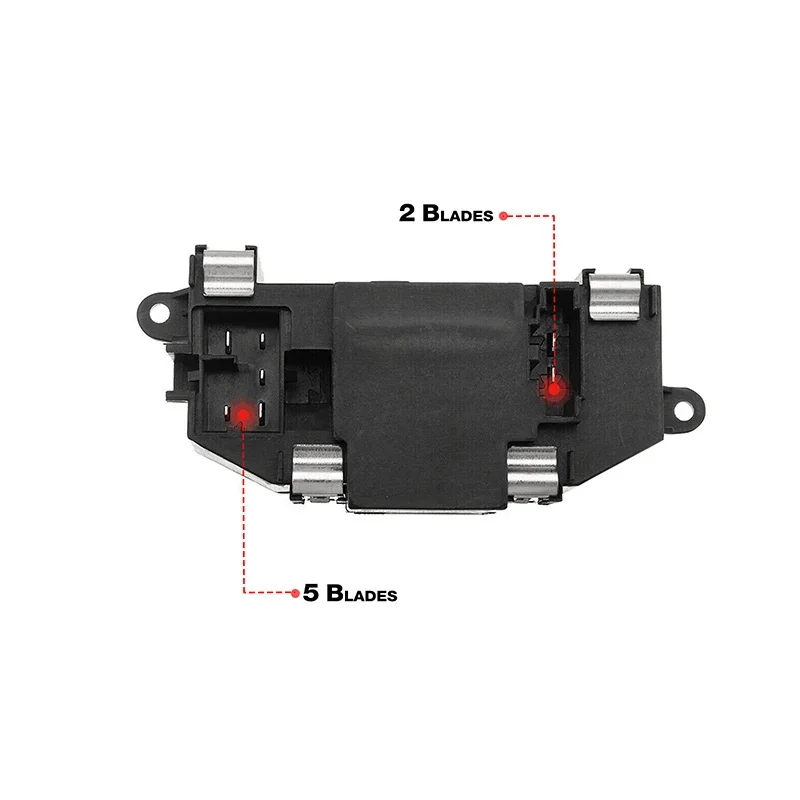 Resistencia motor ventilador A/C 0907521 – VW GTI Jetta Passat Audi A3 - imagen 3
