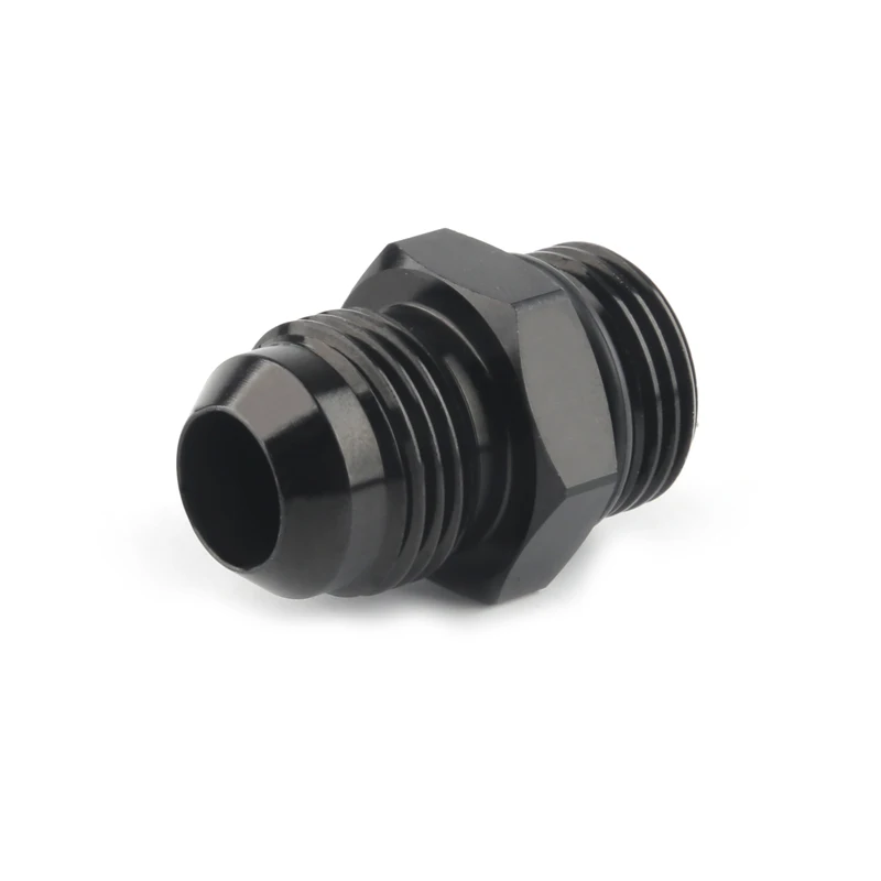 Racord adaptador ORB-AN aluminio negro 6061 para automoción y tuning - imagen 2