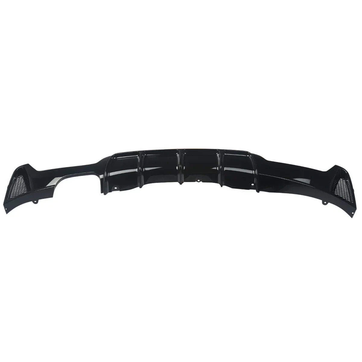 Protector difusor trasero BMW 4 F32/F33/F36 M Sport negro brillo - imagen 4