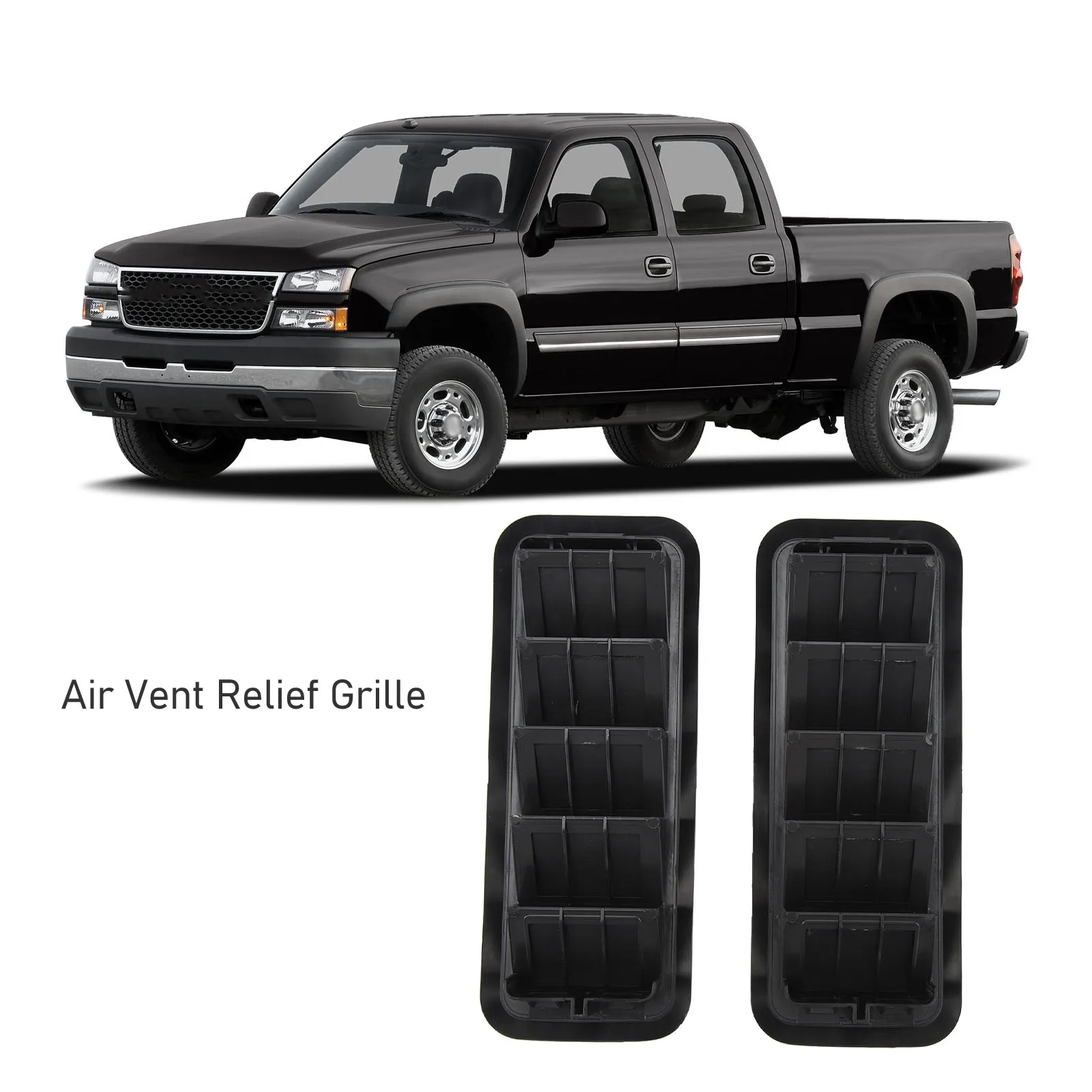 13596856 Rejilla alivio presión cabina – Chevrolet Silverado HD - imagen 3