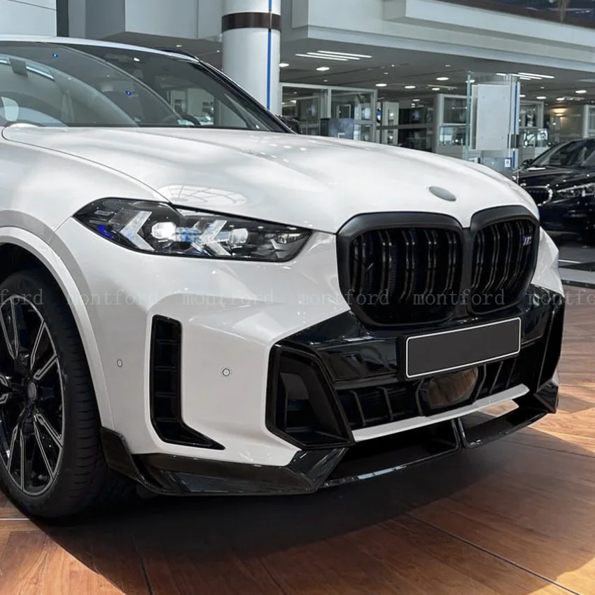 Labio alerón parachoques delantero BMW X5 G05 LCI fibra carbono - imagen 2