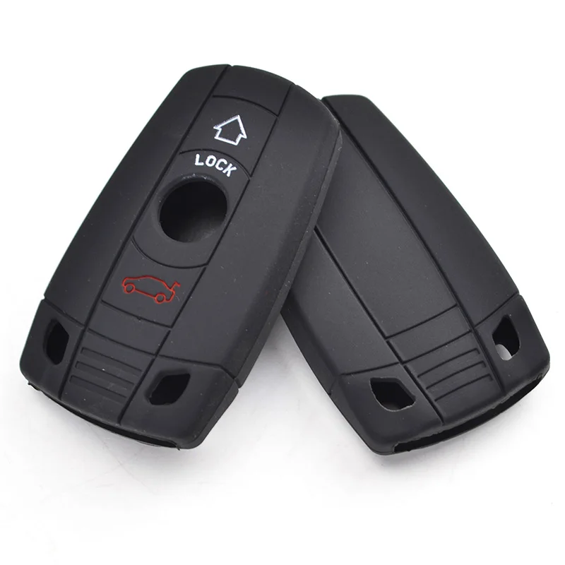 Funda llave BMW silicona 3 botones Series 1,3,5,X3,X5 - imagen 3