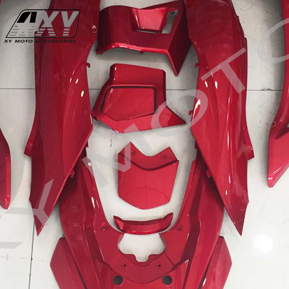 Aplicable a la motocicleta Pcx125/150 2015-2017 cubierta de piezas de cubierta de cuerpo rojo de alta calidad - imagen 4