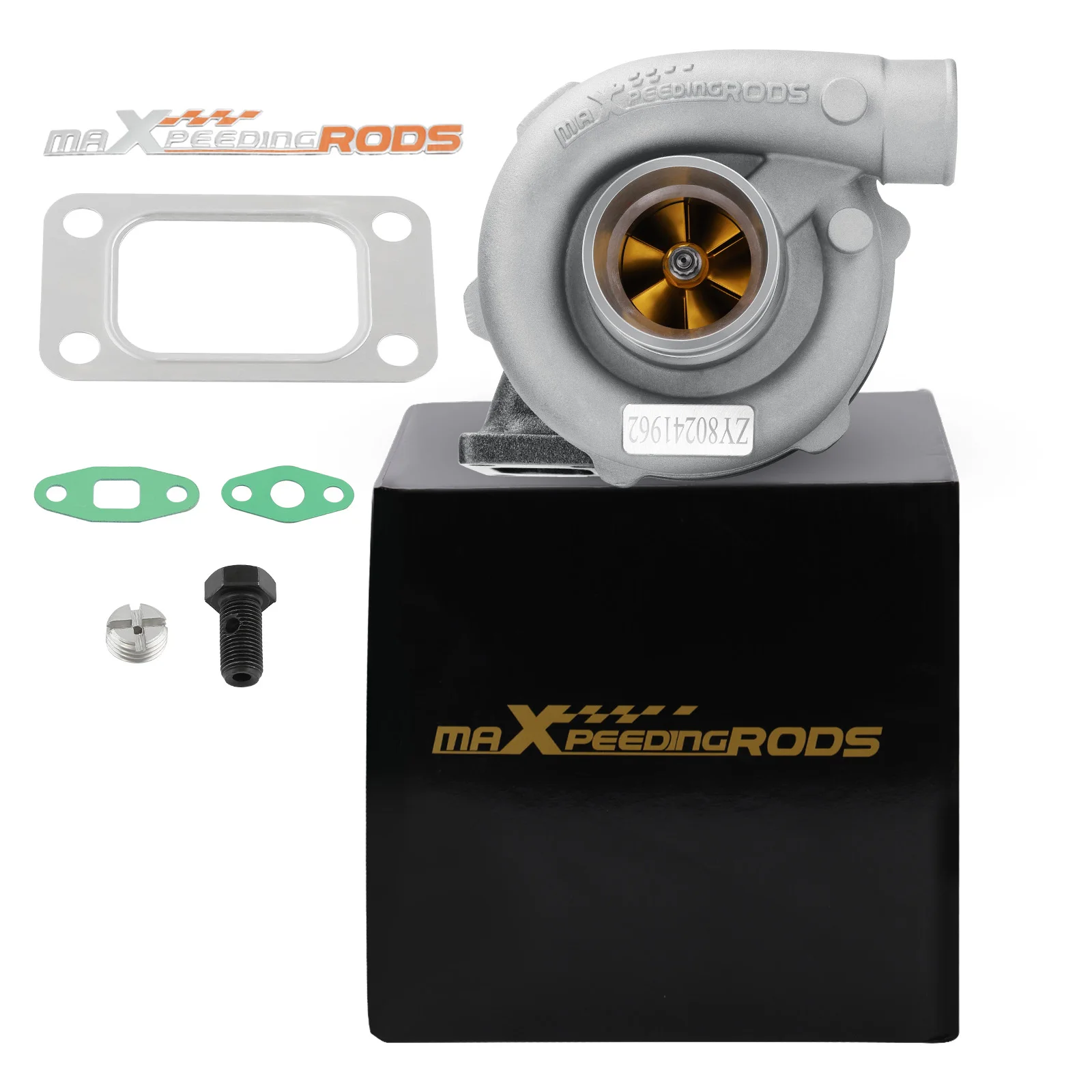 Detalle del conjunto de turbina y compresor