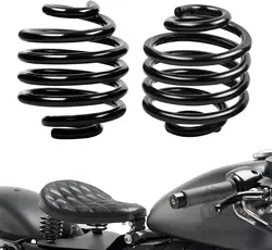 Resortes de asiento Sportster negro custom
