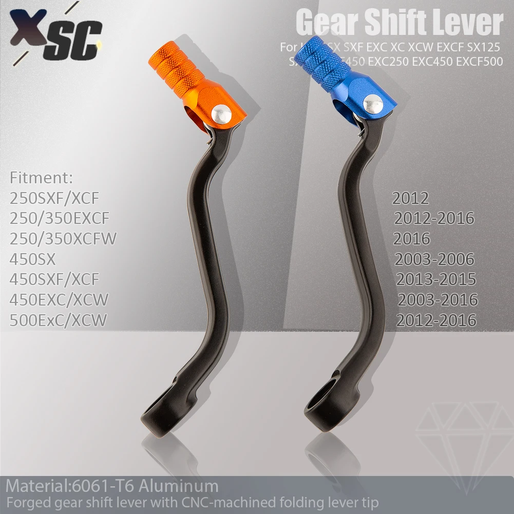 Palanca de cambios CNC KTM 250 SXF/XCF y 450 motocross
