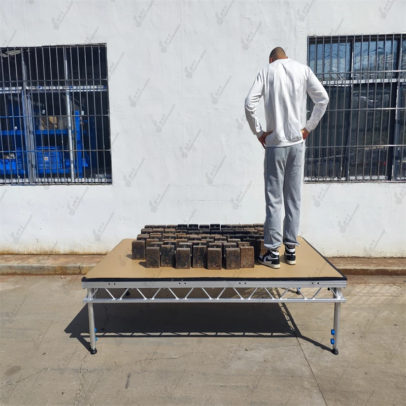Plataforma de podio portátil de aluminio Topfinger para escenario - imagen 4