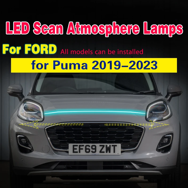 Luz diurna LED flexible con intermitente para Ford Puma 2019-2023