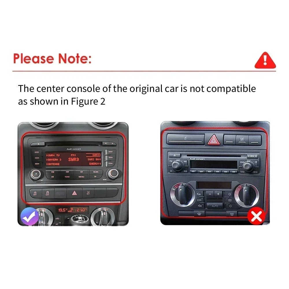 Radio Android coche CarPlay inalámbrico – Audi A3 8P 7 pulgadas - imagen 3