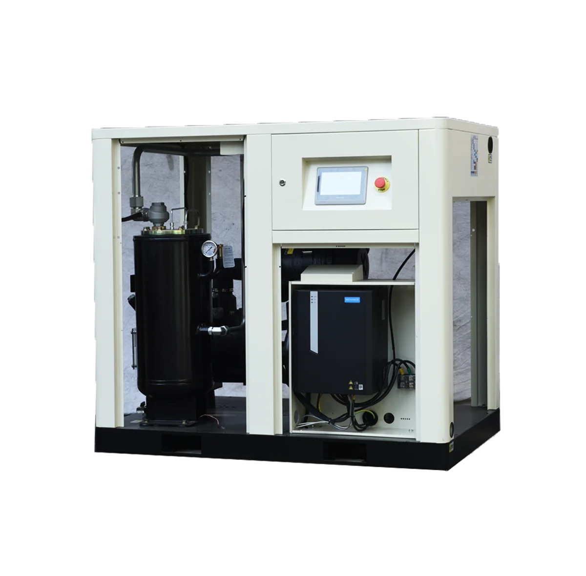 Compresor de aire tornillo giratorio eléctrico IP54 de 7,5 kW a 75 kW