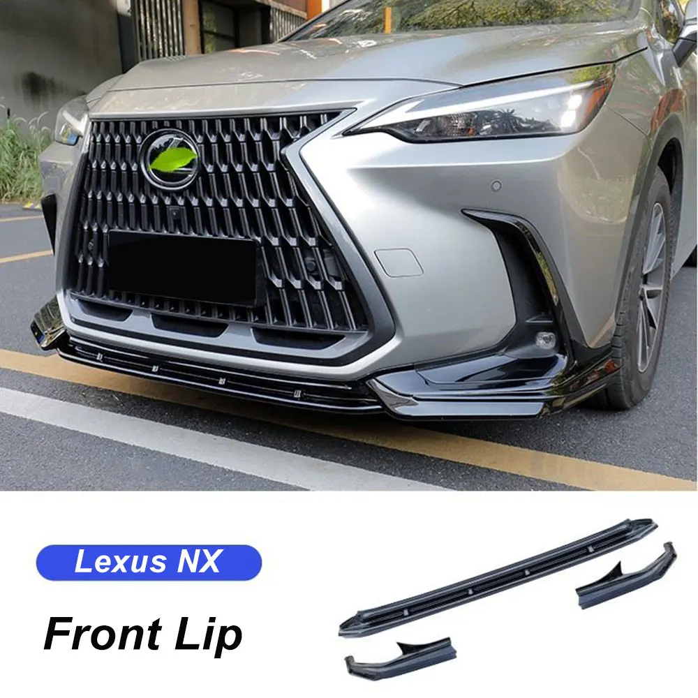 Kit difusor y alerón en parachoques Lexus NX 260 350h 2022-2023 ABS - imagen 4