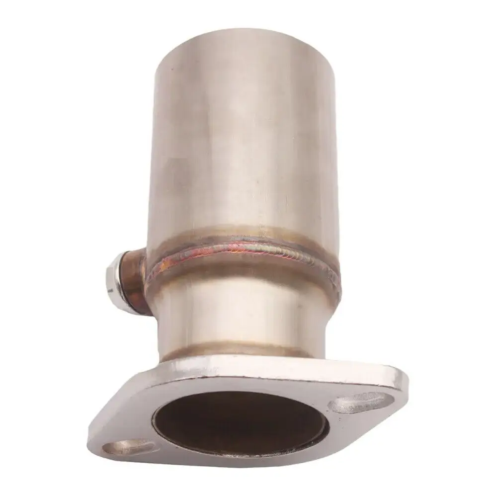 Reductor de escape inoxidable 76 a 63,5 mm con brida de 2 pernos