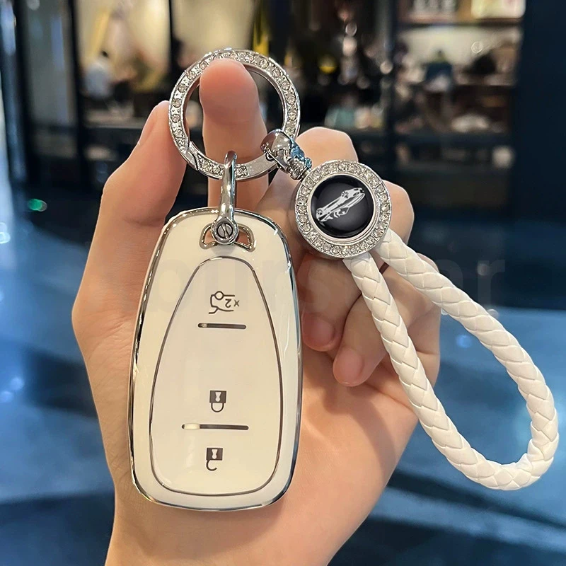 2 3 botones TPU funda para llave de coche para Chevrolet 2017-2019 Chevy Malibu Camaro Cruze Traverse Sonic Volt Bolt Equinox Protector - imagen 5