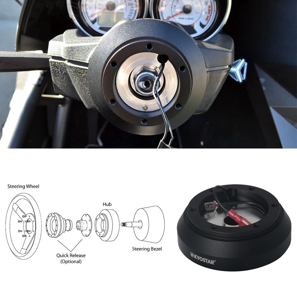 Adaptador de buje corto Boss 160H para volante Mazda, Hyundai y Kia - imagen 3