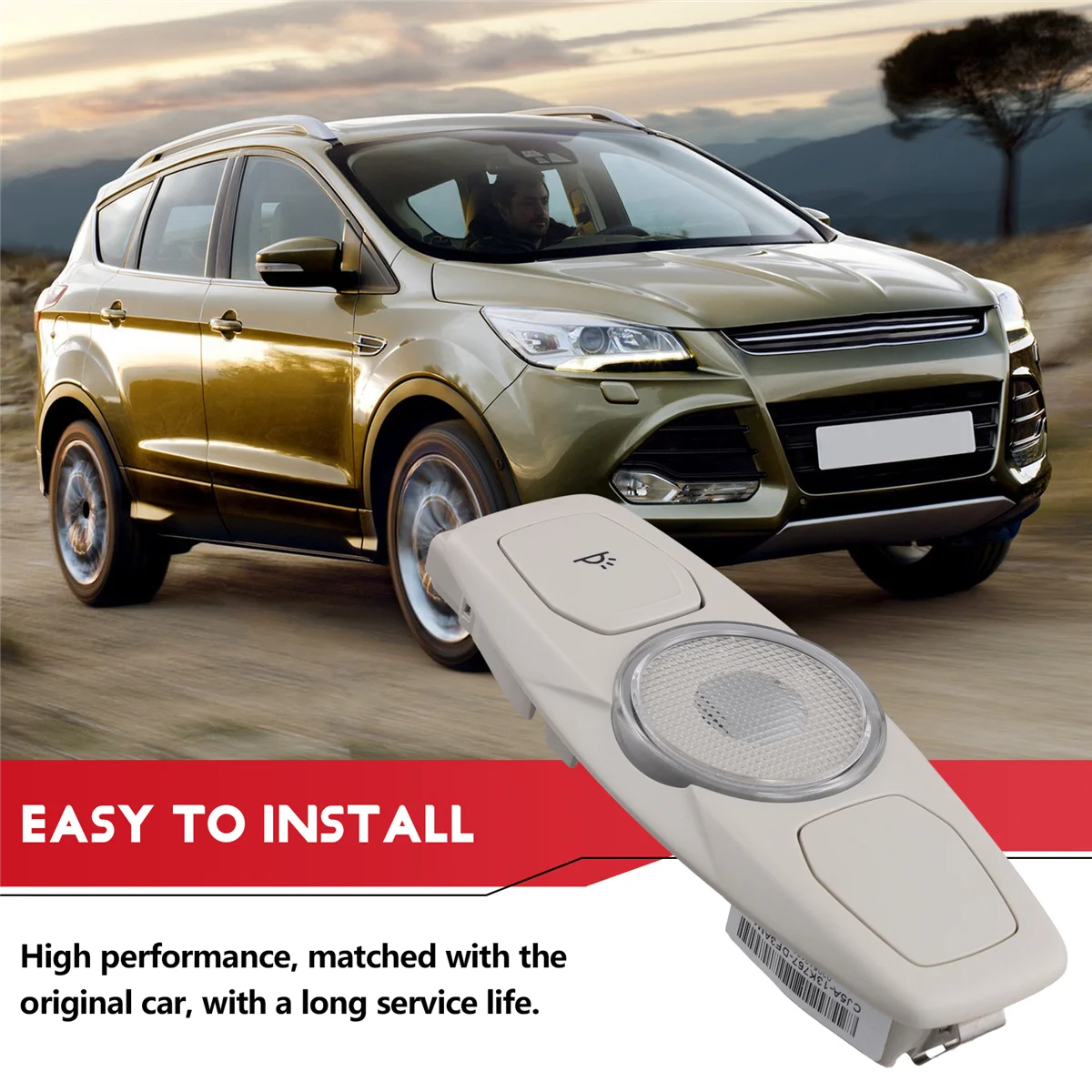 Luz de techo interior para Ford Kuga II 2013-2016 - imagen 2