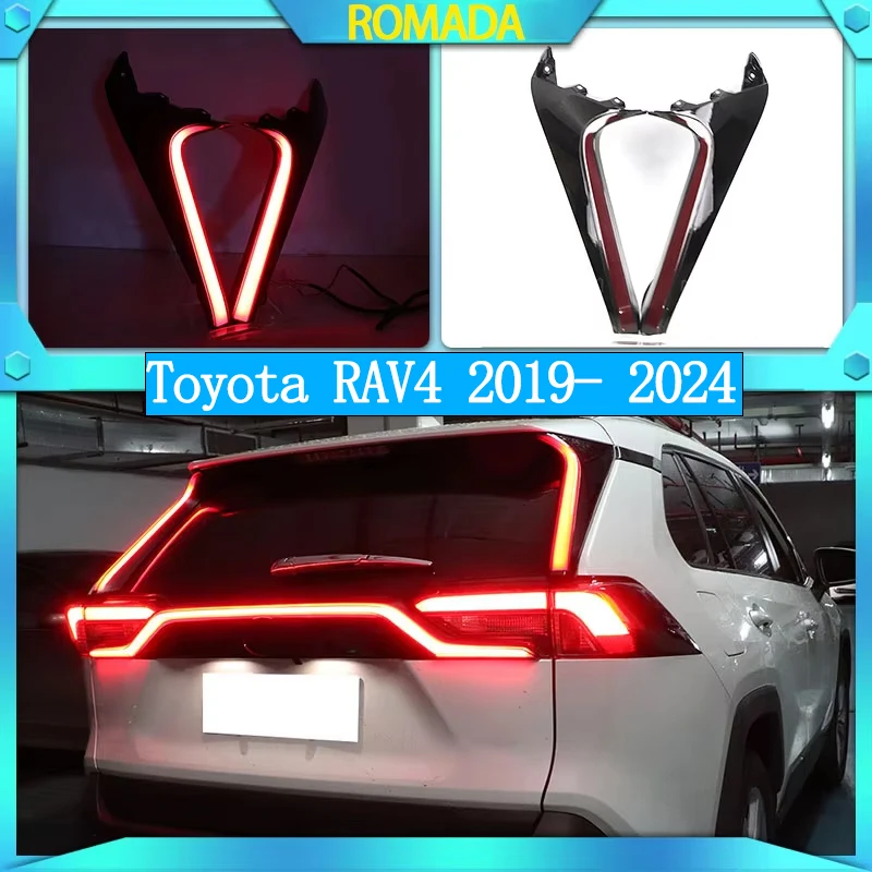 Pilotos LED de parachoques trasero para Toyota RAV4 2019-2024