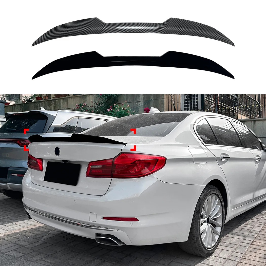 Alerón trasero estilo PSM de carbono negro para BMW 5 Series G30
