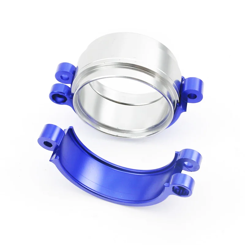 Conjunto abrazaderas banda V anodizadas para escape turbo intercooler - imagen 4