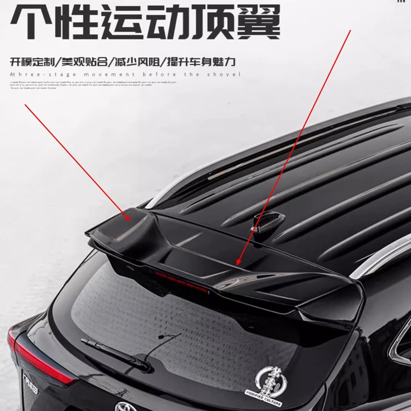Alerón techo ABS carbono Toyota Highlander IV 2021-2023